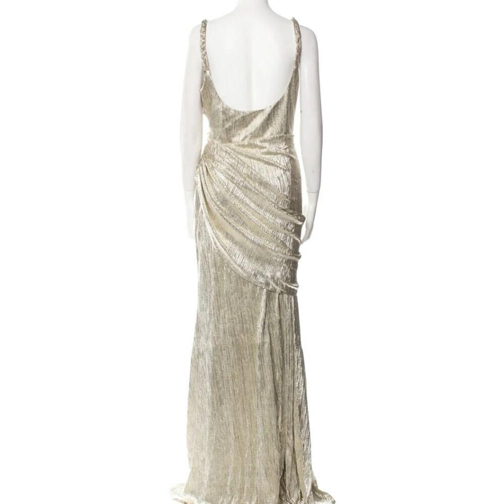Metallic gown
